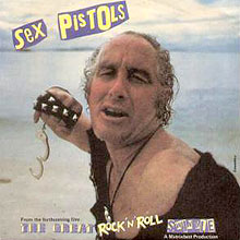 Capa de disco do Sex Pistols com o Ronald Biggs, parceiros em um single do grupo