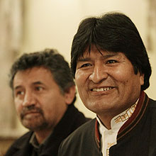 O presidente da Bolvia, Evo Morales,  favorito para reeleio no prximo ms