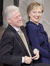 Bill Clinton e a mulher, Hillary, aparecem na lista dos mais poderosos