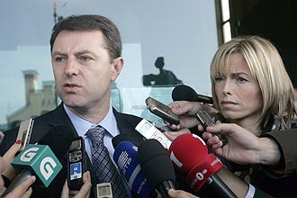 Kate e Gerry McCann, pais de Madeleine, foram absolvidos em julho de 2008 por falta de provas