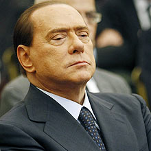 Premiê italiano Silvio Berlusconi (foto) foi classificado como mesquinho por Bill Gates