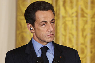Presidente Nicolas Sarkozy enfrenta pior aprovação de seu governo; pesquisa divulgada hoje dá apenas 28% de aprovação