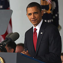 Presidente dos Estados Unidos, Barack Obama, fala da nova estratégia de segurança