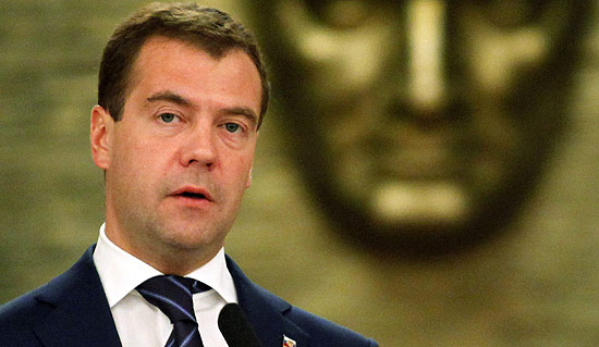 Dmitri Medvedev em visita  Turquia neste ano; presidente da Rssia tem 76% de aprovao, segundo pesquisa
