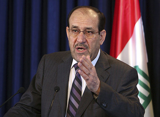 O premi do Iraque, Nouri al Maliki, deve formar uma coalizo de governo com a oposio, pediu o presidente americano