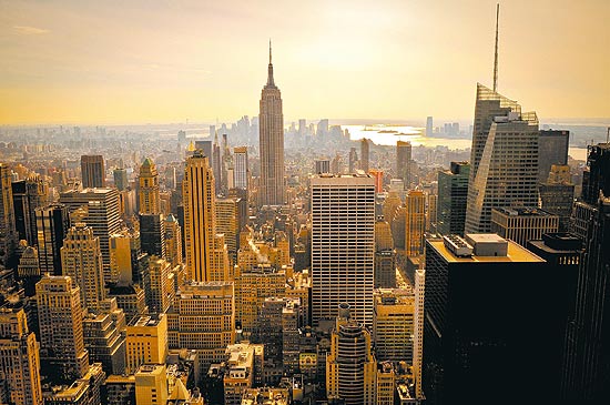 Vista da cidade de Nova York