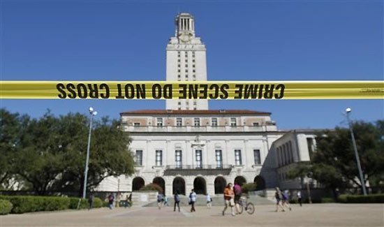 Polcia cercou rea no campus da Universidade do Texas onde rapaz armado abriu fogo, antes de se matar