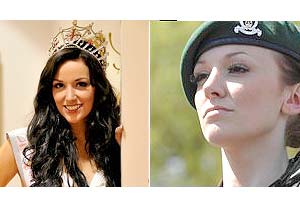 Soldado Katrina Hodge, que virou Miss Inglaterra, anuncia que vai voltar à vida militar e reintegrar o Exército do Reino Unido