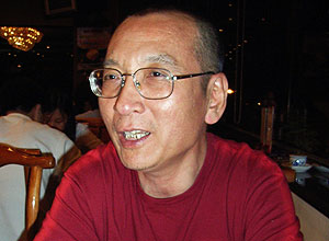 O dissidente chins Liu Xiaobo, que ganhou Prmio Nobel da Paz; segundo advogados, ele est incomunicvel na priso