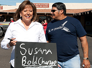 A republicana Susana Martinez  a primeira mulher hispnica eleita governadora nos EUA