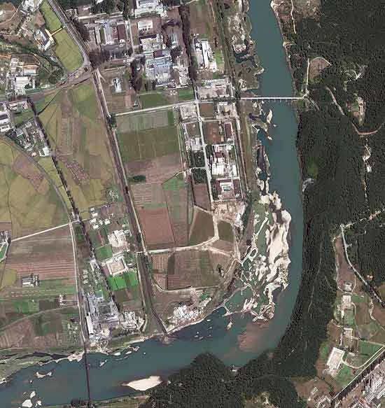 Imagens de satélite mostram obras na região de Yongbyon, onde a Coreia do Norte mantém usinas nucleares