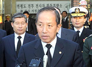 Aps crticas, ministro da Defesa sul-coreano apresentou renncia, j aceita pelo presidente Lee Myung-bak