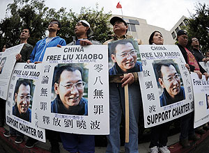 Protestos de dissidentes foram registrados na semana passada em frente ao Consulado da China em Los Angeles