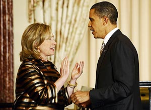 Obama e Hillary figuram no topo de lista como o homem e a mulher mais admirados pelos americanos no ano de 2010