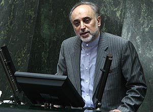 O ministro iraniano das Relaes Exteriores, Ali Akbar Salehi