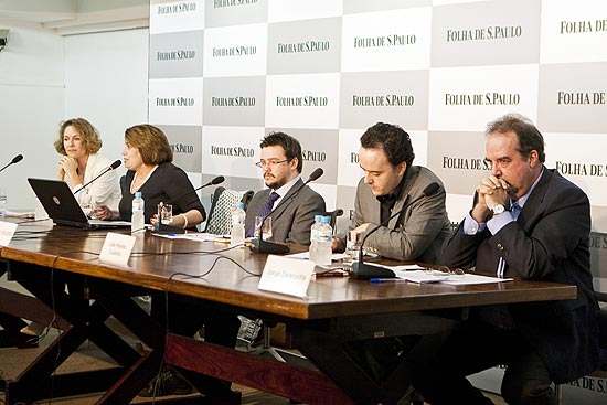 Arlene Clemesha, Bernadette Siqueira Abrão, Rodrigo Russo, João Pereira Coutinho e Jorge Zaverucha