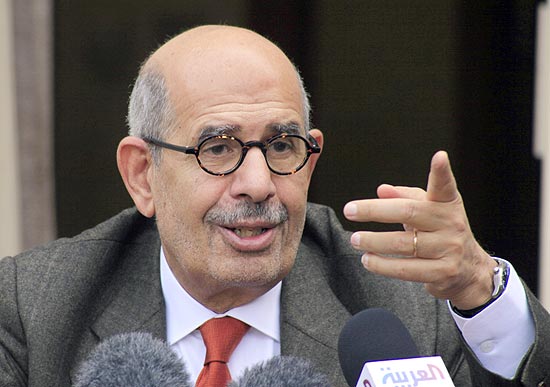 O Nobel da Paz Mohamed ElBaradei falou à Folha no Cairo e manifestou preocupação com a atuação do Exército