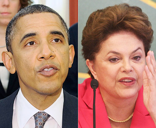 Presidente americano, Barack Obama, e a presidente Dilma; ambos devem discutir igualdade de gêneros em março