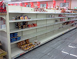Supermercados ficaram vazios em Yaita, no Japão