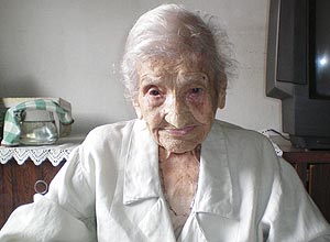 Brasileira Maria Gomes Valentim, 114, que mora em Carangola (MG), eleita a mais velha do mundo