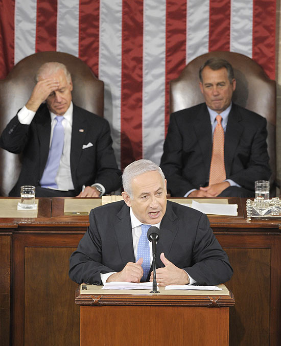 Premiê Binyamin Netanyahu diz no Congresso dos EUA que paz exigirá "concessões dolorosas