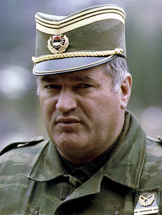 O ex-general Radko Mladic em 1993
