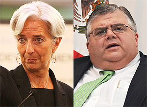 A francesa Christine Lagarde e o mexicano Agustn Carstens so os dois candidatos  liderana do FMI