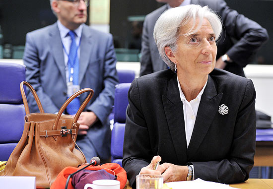Ministra francesa de Finanas, Christine Lagarde; ela ganhou o apoio declarado da Rssia