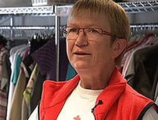 Secretria da Cruz Vermelha em Tornved, Birgit Dam, disse que as notas estavam em um saco de lixo branco comum