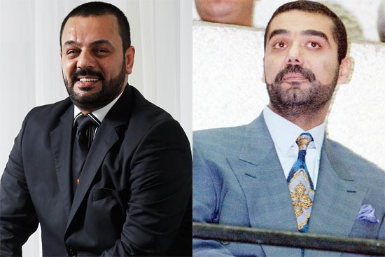 Latif Yahia (esq) foi dubl de corpo do filho de Saddam Hussein, Uday (dir.), por cinco anos 
