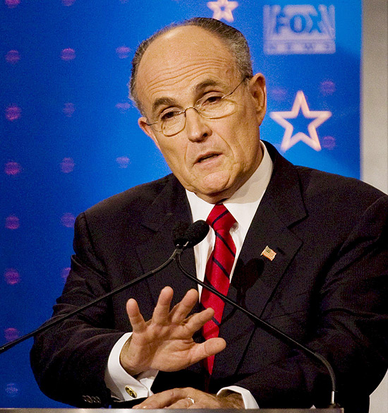 O ex-prefeito de Nova York, Rudolph Giuliani