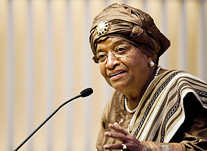 Presidente liberiana, Ellen Johnson Sirleaf