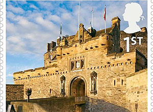O Castelo de Edimburgo, na Escócia