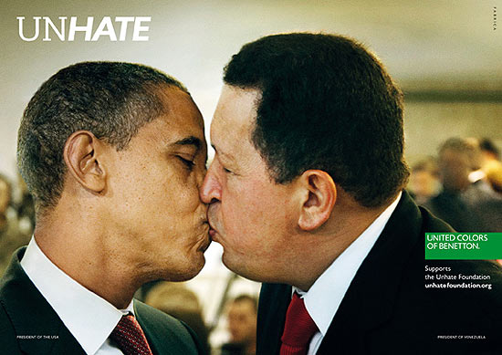 Barack Obama, presidente americano, e Hugo Chávez, presidente da Venezuela