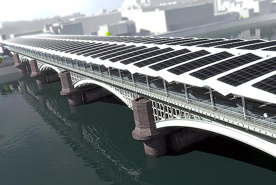 Estação de trem em Londres deve se tornar maior "ponte solar" do mundo