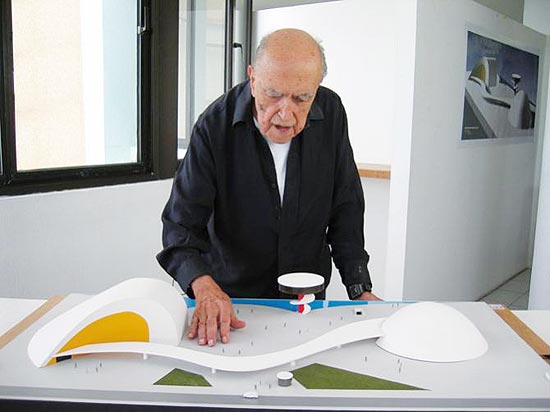 O arquiteto Oscar Niemeyer