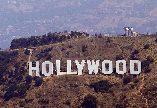 Imagem de arquivo mostra letreiro de Hollywood, smbolo turstico de Los Angeles, na California 