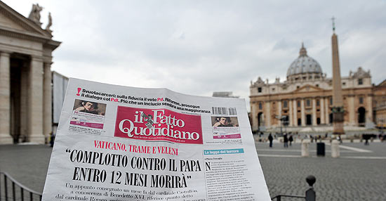 Jornal "Il Fatto Quotidiano" revela complô contra papa Bento 16