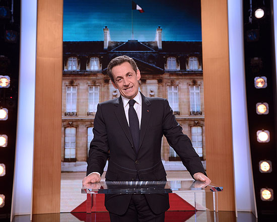 Nicolas Sarkozy lidera eleies presidenciais da Frana pela primeira vez em 2012, mas perde segundo turno