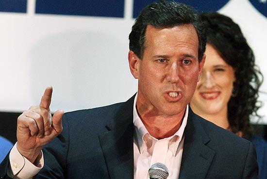 O ex-senador Rick Santorum é o favorito para vencer nas primárias de Louisiana