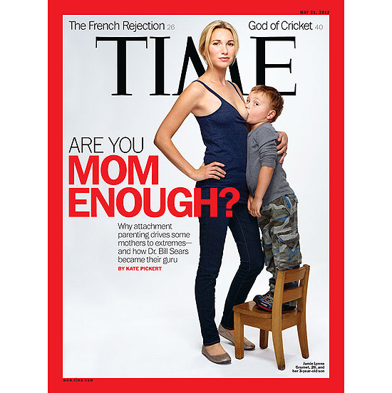 Mulher é retratada amamentando criança de três anos na capa da revista "Time" desta semana, gerando polêmica