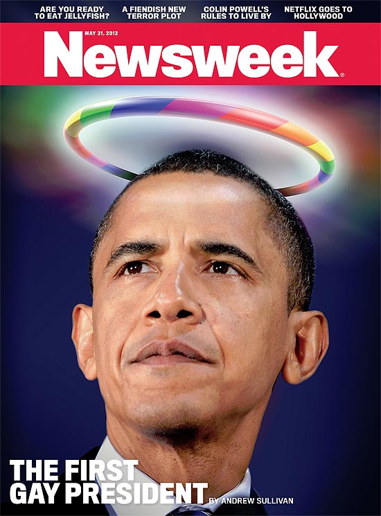 'Newsweek' chama Obama de 'primeiro presidente gay' dos EUA 