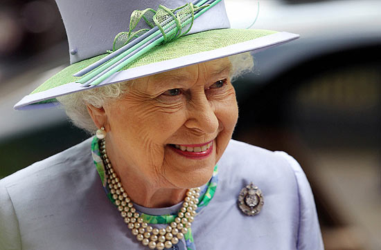 A rainha Elizabeth 2, que est comemorando seu Jubileu de Diamante
