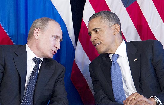 Putin (Rússia) e Obama conversam durante encontro do G20, que teve site oficial invadido por hackers