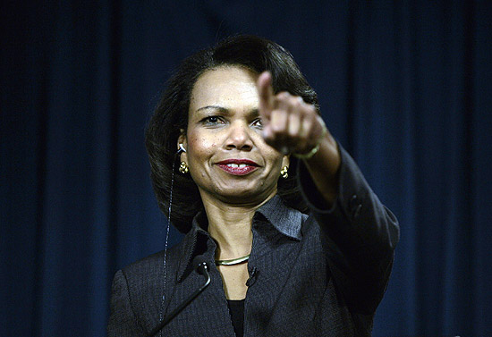 Condoleeza Rice, ex-secretria de Estado americana,  uma das poucas negras na diplomacia dos EUA