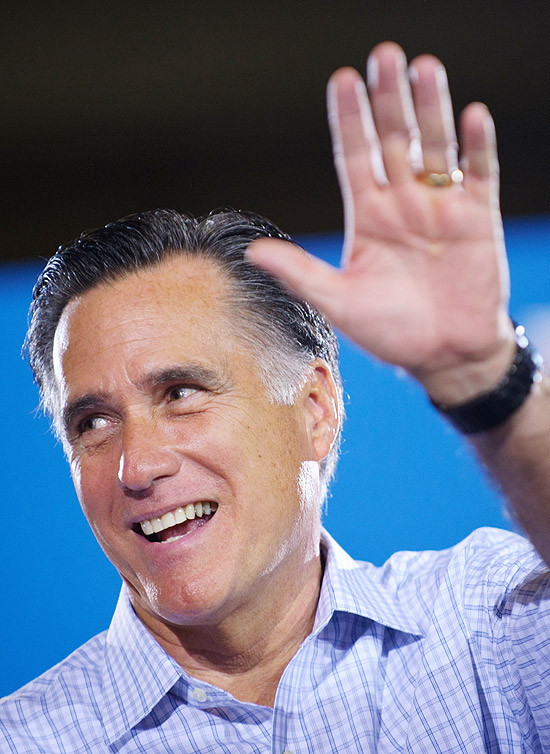 O republicano Mitt Romney, candidato  Presidncia dos EUA
