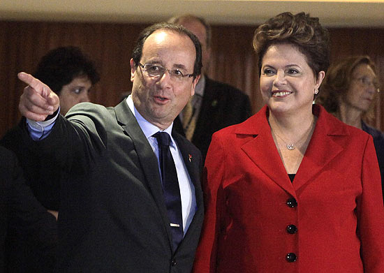 Dilma se encontra com Hollande na Rio+20, em junho; visita ter como tema crise financeira na Europa