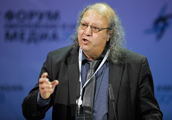 Jim Boumelha, presidente da Federação Internacional dos Jornalistas