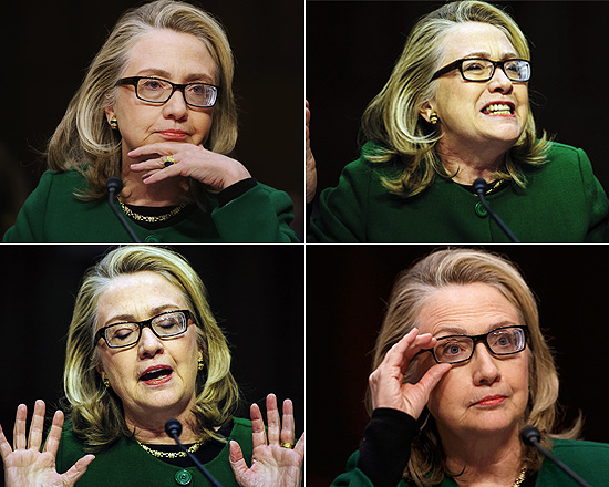 Hillary Clinton, secretária de Estado dos EUA, passa por sabatina sobre ataque a consulado em Benghazi
