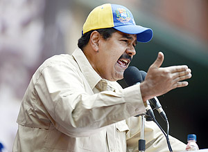 Nicols Maduro, em reunio em 27 de fevereiro (Juan Barreto/AFP)